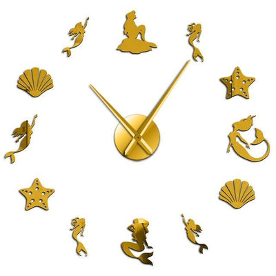 Giant Mermaid Wall Clock My Wall Clock
