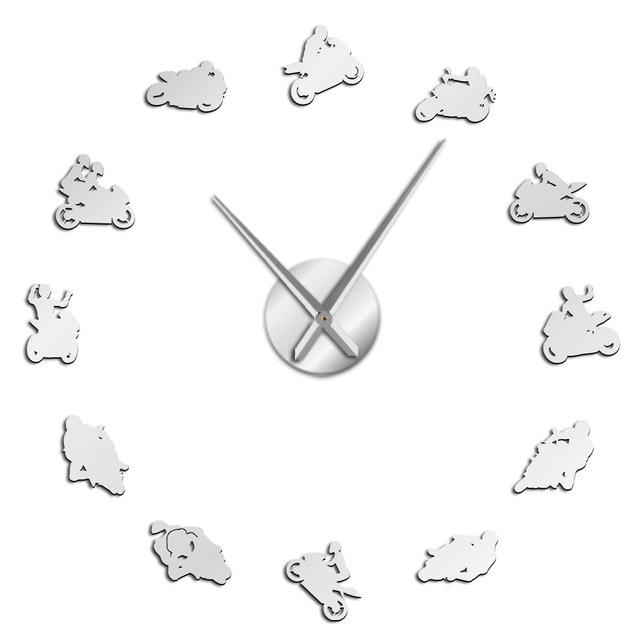 Giant Motorcycle Wall Clock My Wall Clock