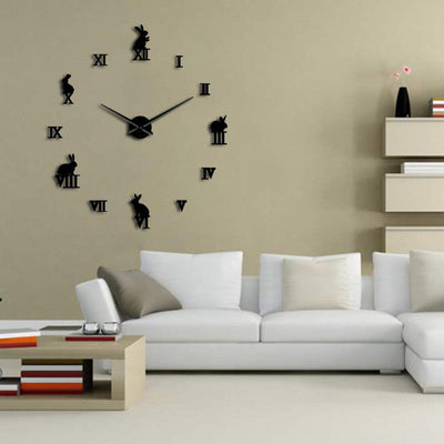 Giant Rabbit Wall Clock My Wall Clock