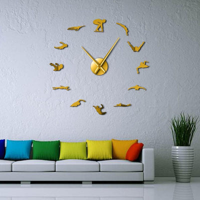 Giant Swimming Wall Clock My Wall Clock