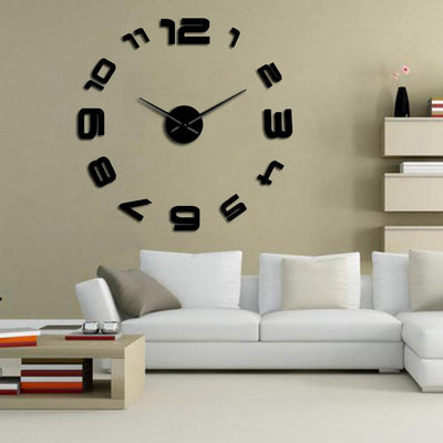 Giant Wall Clock 3D Figures My Wall Clock
