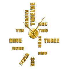 Giant Wall Clock English Numerals My Wall Clock