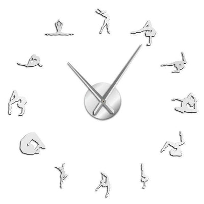 Giant Wall Clock Gymnastic My Wall Clock