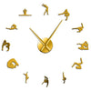 Giant Wall Clock Gymnastic My Wall Clock