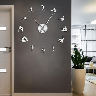 Giant Wall Clock Gymnastic My Wall Clock