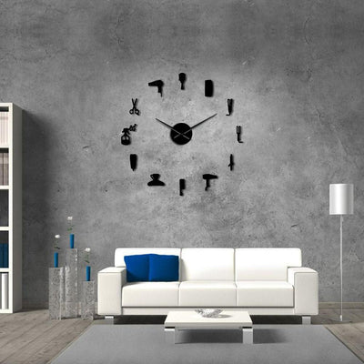 Giant Wall Clock Hairdressing Salon My Wall Clock