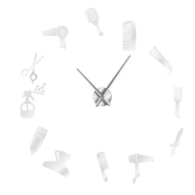 Giant Wall Clock Hairdressing Salon My Wall Clock