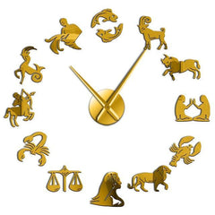 Giant Wall Clock Zodiac Signs My Wall Clock