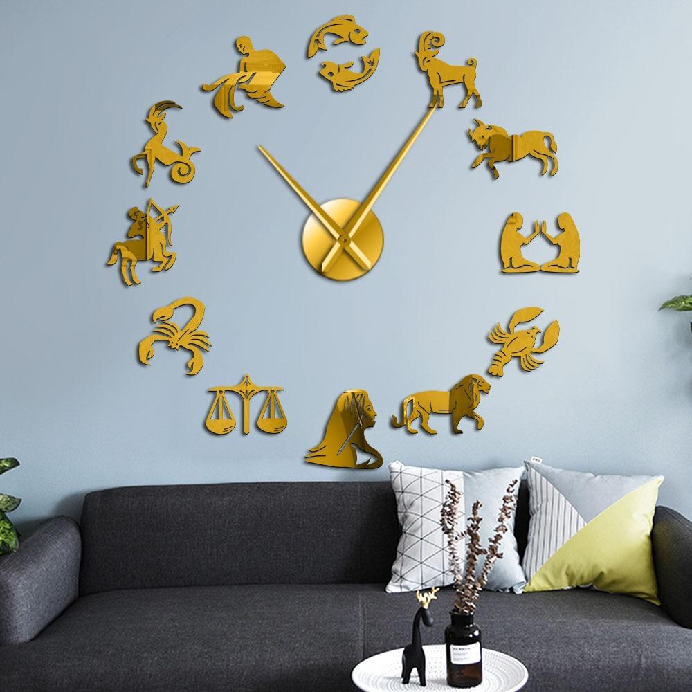 Giant Wall Clock Zodiac Signs My Wall Clock
