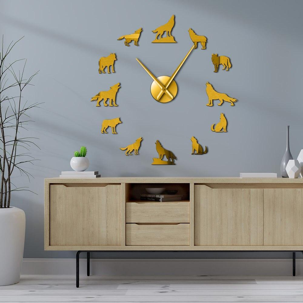Giant Wolf Designs Wall Clock My Wall Clock