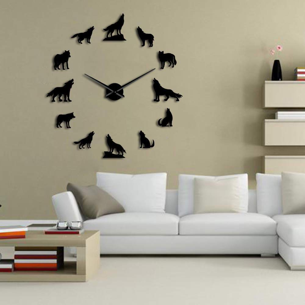 Giant Wolf Designs Wall Clock My Wall Clock