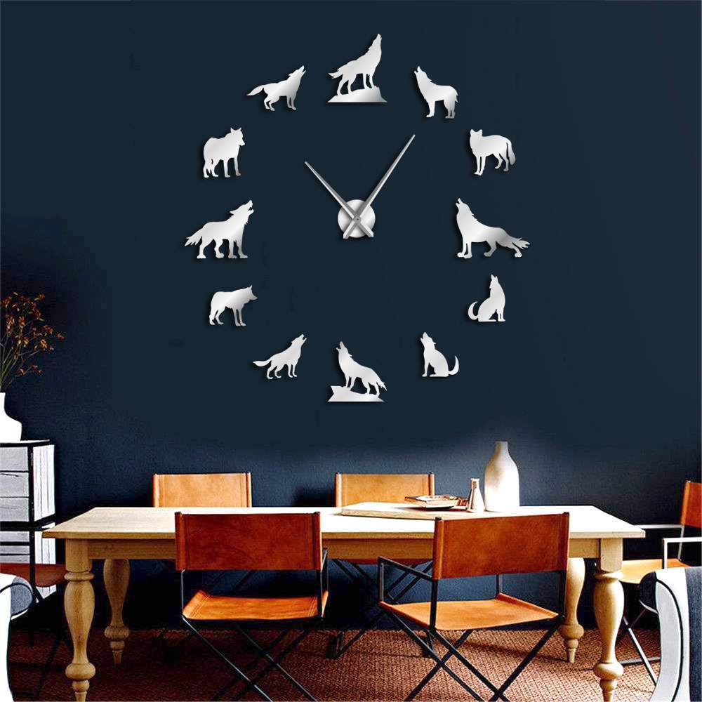 Giant Wolf Designs Wall Clock My Wall Clock