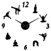 Giant Yoga Wall Clock My Wall Clock