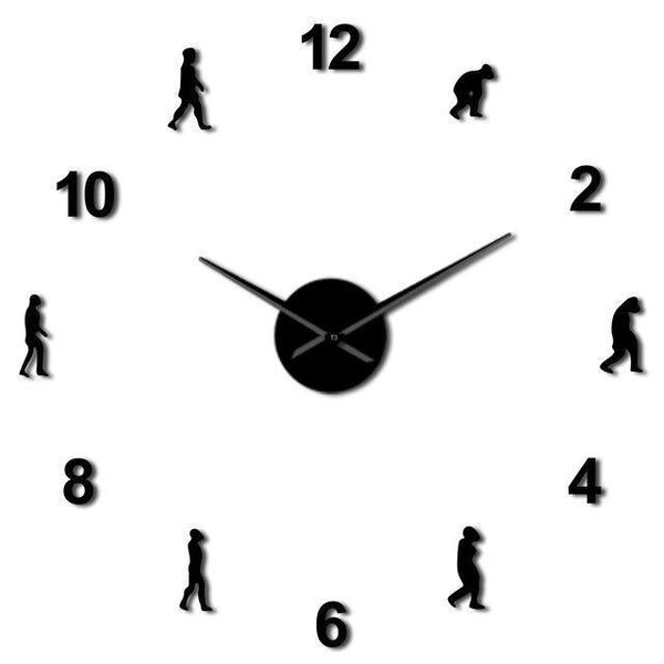 Human Evolution Clock My Wall Clock