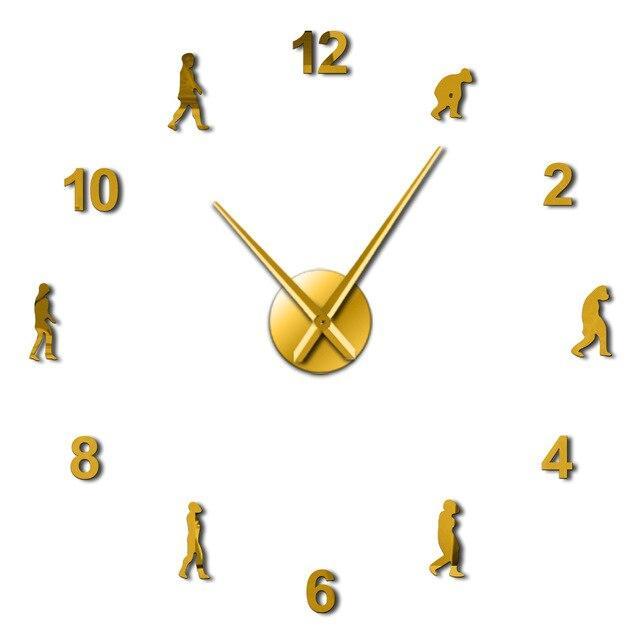 Human Evolution Giant Wall Clock My Wall Clock