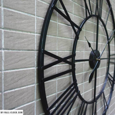 Industrial Clock Classic Black My Wall Clock