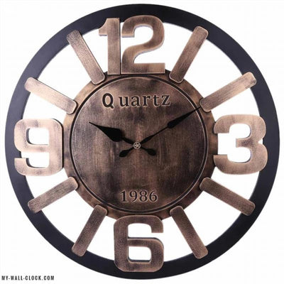 Industrial Clock Giant Copper My Wall Clock