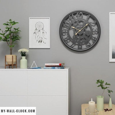 Industrial Clock Large Arch My Wall Clock