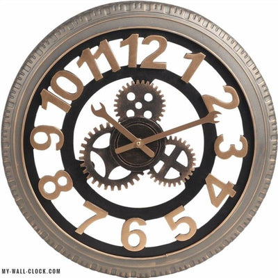 Industrial Clock Large Tire My Wall Clock