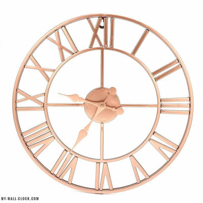 Industrial Clock Pink Gold My Wall Clock