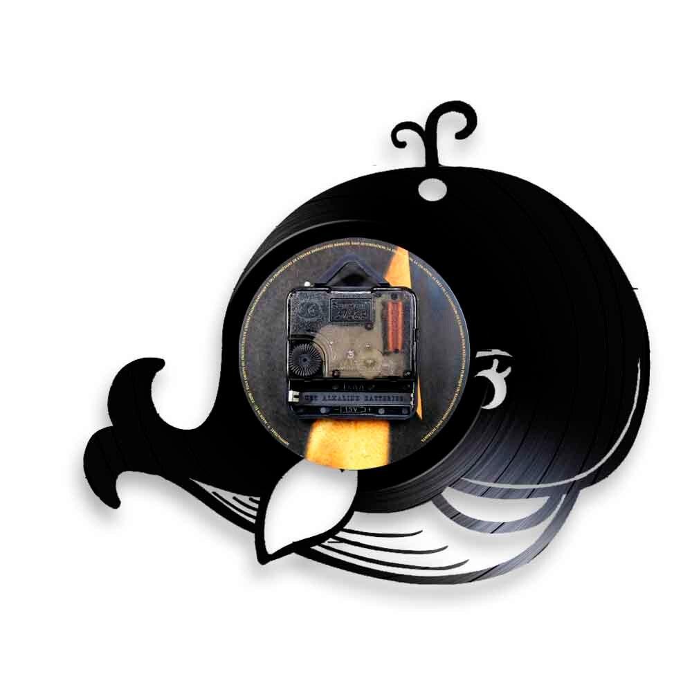 LED Cartoon Whale Wall Clock My Wall Clock