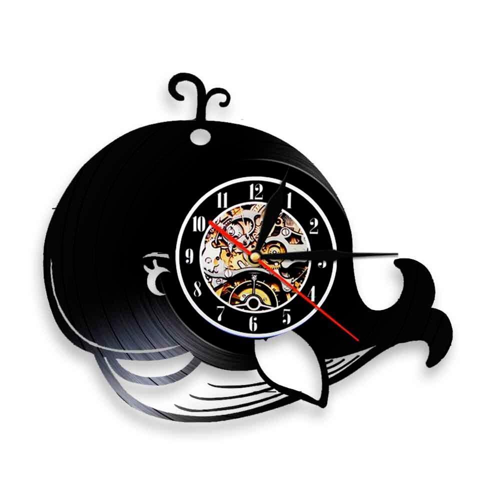 LED Cartoon Whale Wall Clock My Wall Clock