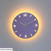 LED Clock Design Purple My Wall Clock