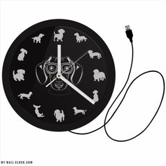LED Clock Dog My Wall Clock