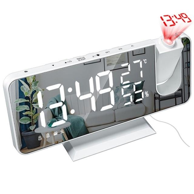 Led Mirror Alarm Clock My Wall Clock