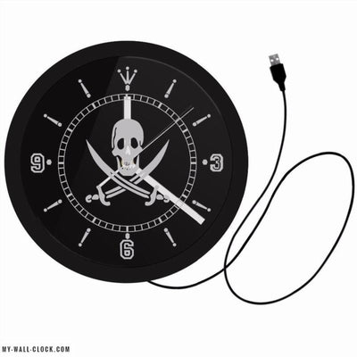 LED Pirate Clock My Wall Clock
