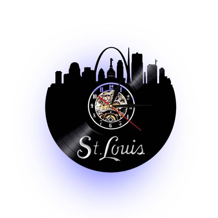 LED Wall Clock Saint Louis My Wall Clock