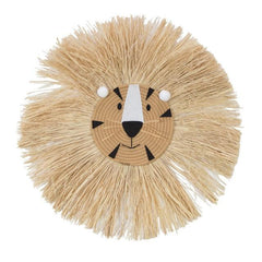 Lion's Mane Straw Wall Decor My Wall Clock