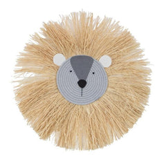 Lion's Mane Straw Wall Decor My Wall Clock