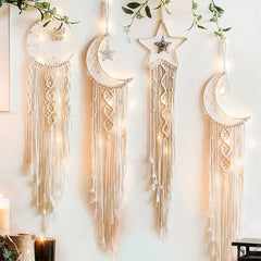 Macrame Moon Wall Hanging My Wall Clock