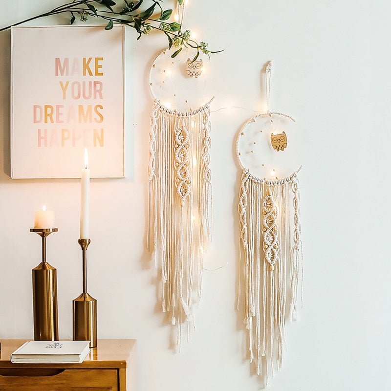 Macrame Moon Wall Hanging My Wall Clock
