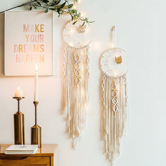 Macrame Moon Wall Hanging My Wall Clock
