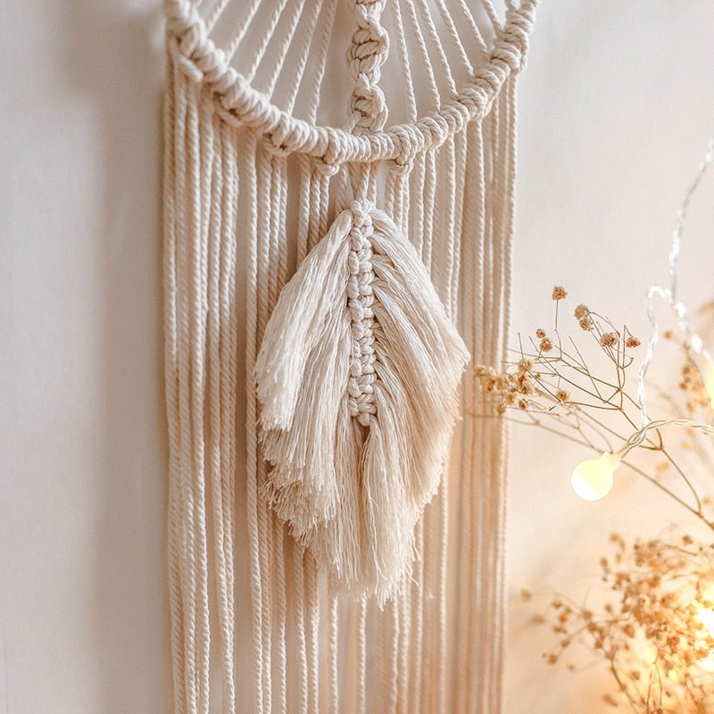 Macrame Moon Wall Hanging My Wall Clock