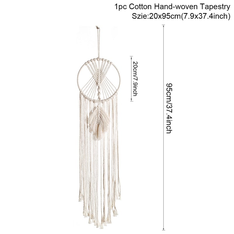 Macrame Moon Wall Hanging My Wall Clock