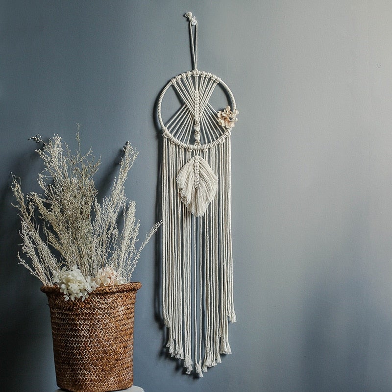 Macrame Moon Wall Hanging My Wall Clock