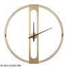 Metal Clock Golden Circle My Wall Clock