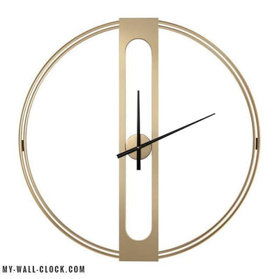 Metal Clock Golden Circle My Wall Clock