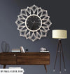 Metal Clock White Gold My Wall Clock