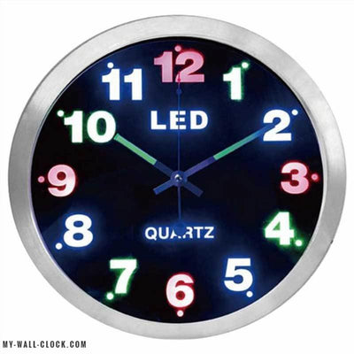 Metal LED Clock My Wall Clock
