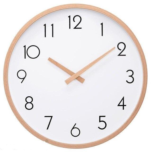 Modern Clock Wooden Frame My Wall Clock