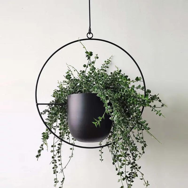 Modern Hanging Vase Holder My Wall Clock