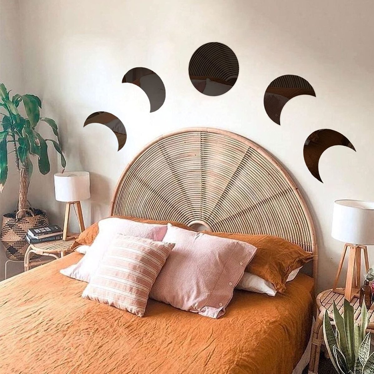 Moon Phase Mirror Set My Wall Clock