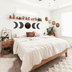 Moon Phase Mirror Set My Wall Clock