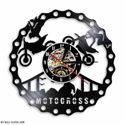 Motocross Vinyl Clock My Wall Clock