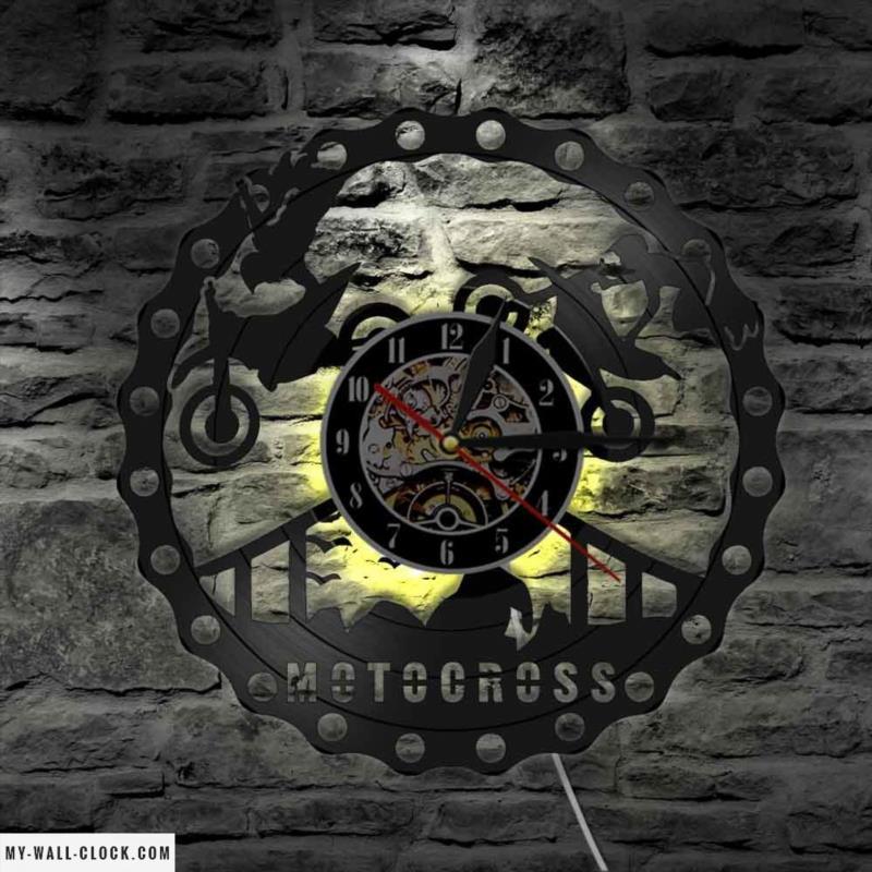 Motocross Vinyl Clock My Wall Clock