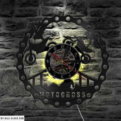 Motocross Vinyl Clock My Wall Clock